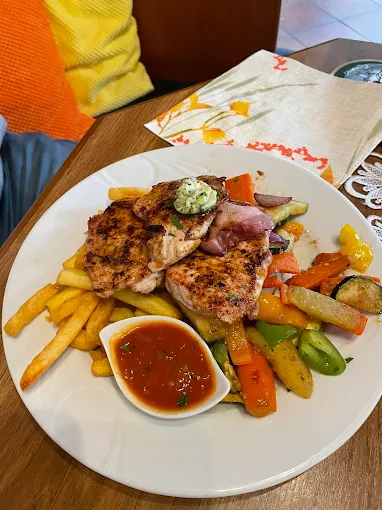 Saisonales Gericht frisch zubereitet